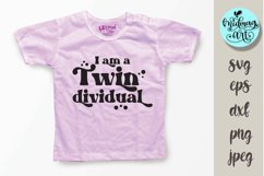 I am a twin dividual svg, funny kids svg Product Image 1