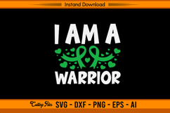 I Am A Warrior Liver Cancer Awareness SVG Design Product Image 1