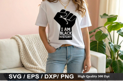 I am Black history - Black Lives SVG Design Product Image 1