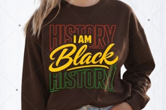 I am Black History PNG, Juneteenth PNG, Black history month Product Image 4