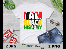 I Am Black History Png, Black History Month Png Design Product Image 3