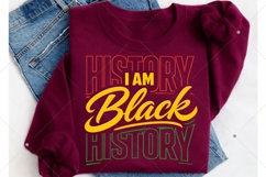 I am Black History PNG, Juneteenth PNG, Black history month Product Image 6