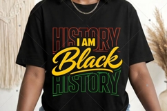 I am Black History PNG, Juneteenth PNG, Black history month Product Image 7