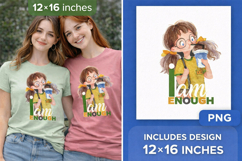 I am Enough - PNG Sublimation Product Image 1