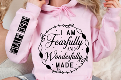 I Am Fearfully And Sleeve SVG Design Product Image 3