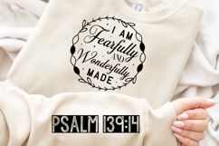 I Am Fearfully And Sleeve SVG Design Product Image 2