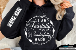 I Am Fearfully And Sleeve SVG Design Product Image 1