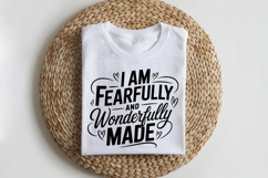 I Am Fearfully and Wonderfully Made SVG | Mental Health SVG Product Image 2