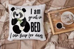 Panda Bear PNG | Funny Quotes Sublimation | Panda Clipart Product Image 3