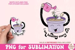 I am Healing Everyday Png, Mental Health Sublimation Product Image 2