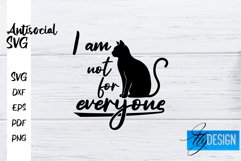 Antisocial Quotes SVG | Sarcastic Quotes|Funny Quotes Design Product Image 1