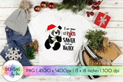Funny Santa Saying | I am So Nice Santa Came Twice Product Image 1