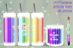 i am the rainbow after the storm sublimation for tumbler-mug-pen