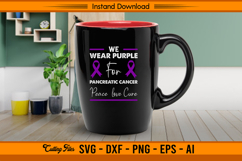 We Wear Purple Pancreatic Cancer SVG Design File Product Image 3