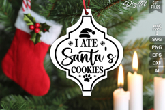 I Ate Santa&#039;s Cookies SVG | Dog Christmas SVG | Dog SVG Product Image 1