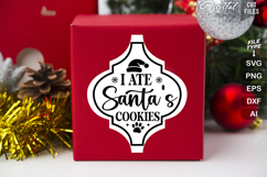 I Ate Santa&#039;s Cookies SVG | Dog Christmas SVG | Dog SVG Product Image 2
