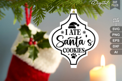 I Ate Santa&#039;s Cookies SVG | Dog Christmas SVG | Dog SVG Product Image 3