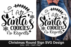 Christmas Round Signs SVG Deign - I Can Get You on the Naugh Product Image 3