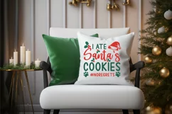 I Ate Santa's Cookies SVG ,Dog Christmas SVG Design Product Image 2