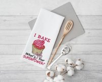 I Bake What's Your Superpower embroidery file Product Image 3