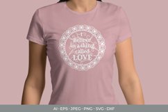 I Believe in a Thing Called Love Papercut Product Image 2