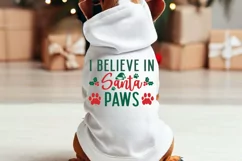 I Believe In Santa SVG ,Dog Christmas SVG Design Product Image 3