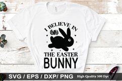I believe in the easter bunny SVG - Easter Dog Design Product Image 1