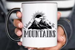 I belong in the mountains SVG , Travel Inspiration SVG Product Image 2