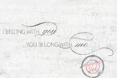 I Belong With You You Belong With Me Svg Product Image 2