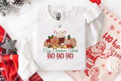 Cozy Christmas Treats Ho Ho Ho Gingerbread T-Shirt SVG Product Image 2