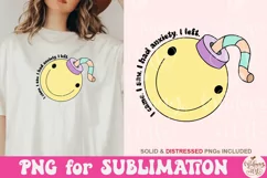 I Came I Saw I Had Anxiety I Left Png, Funny Sublimation Product Image 1