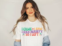 I Came I saw I had Anxiety So I Left SVG, Sarcastic SVG Product Image 4