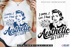 I Came I Saw i Had Anxiety So I Left SVG Product Image 1