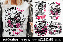 Sarcastic Valentine PNG Funny Sublimation 4 Designs Product Image 2