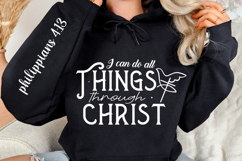 I Can Do All Things Through Sleeve SVG, Bible Quotes SVG Product Image 3