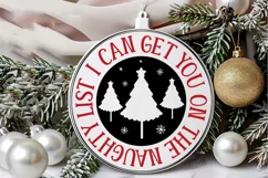 I Can Get You On The SVG ,Christmas Round SVG Design Product Image 3