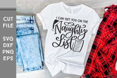 I Can Get You on the Naughty List, Hand Lettered Christmas Product Image 1