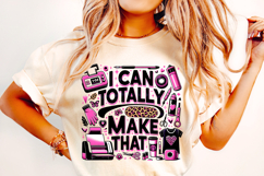I Can Totally Make That PNG, Crafting PNG, Craft Girl PNG Product Image 1
