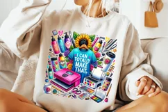 I Can Totally Make That PNG, Crafting PNG, Craft Girl PNG Product Image 2