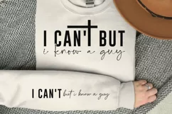 I Can't But I Know Sleeve SVG, Christian SVG Design Product Image 2