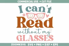 Reading SVG, Book Lover SVG, Book SVG, Book PNG, Retro SVG Product Image 1