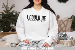 I Could Be Meaner SVG, Funny Shirt SVG Mom's Day SVG, PNG Product Image 2