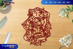 I Craft So Hard I Sweat Glitter Papercut Product Image 1