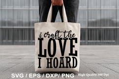 Tote Bag SVG Design - I Could Give Up Shopping but I'm Not a Product Image 5