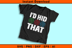 I’d Hit That Bocce Ball SVG | Funny Bocce Player Design Product Image 2