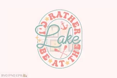 Lake SVG T-shirt Design, Lake PNG Product Image 1