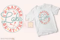 Lake SVG T-shirt Design, Lake PNG Product Image 2