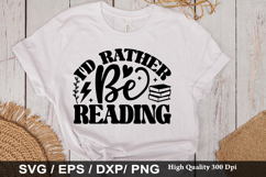 Book Lover SVG Design - I Like Books More Than People Product Image 2