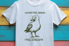 Funny Seagull SVG - I Do Not Feel Bonita I Feel Stressita Product Image 2