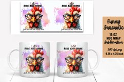 I do rise and shine just not at the same time PNG Product Image 1